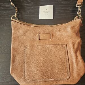 Kate Spade Tan Leather Crossbody Bag